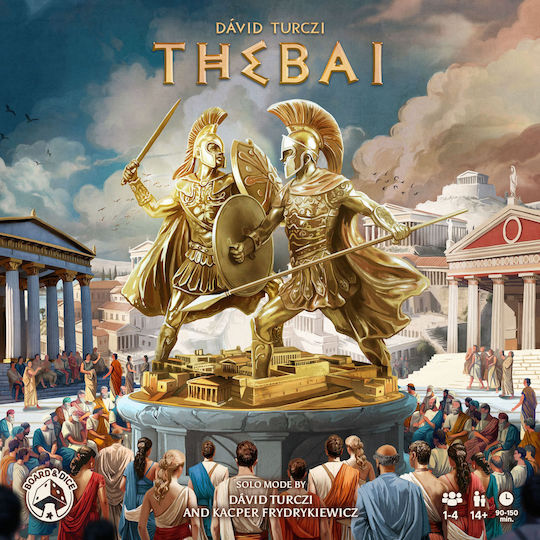 Board Game Thebai for 1-4 Players 14+ Years Old (EN) Board & Dice