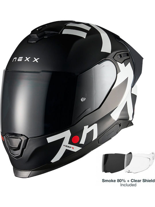 Nexx Y.100R Nippon Black MT Κράνος Μηχανής Full...