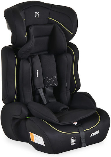 Moni Flex Baby Car Seat i-Size Black / Green Line 9-36 kg