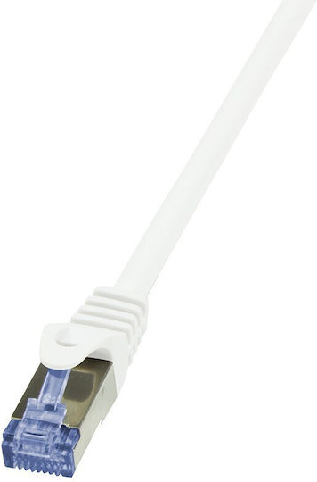 LogiLink S/FTP Cat.6a (Gigabit) Network Cable Ethernet 50m White