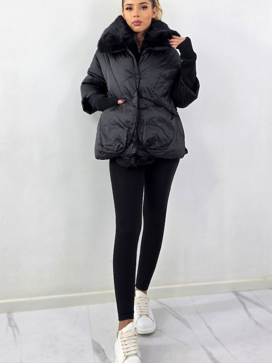 Jacke Puffer Schwarz