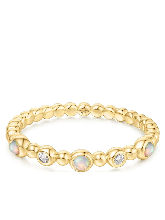 Ania Haie Women's Gold Plated Silver Ring Ania Haie Women's Gold Plated Silver Ring