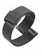 Metallic-Armband Schwarz 18mm