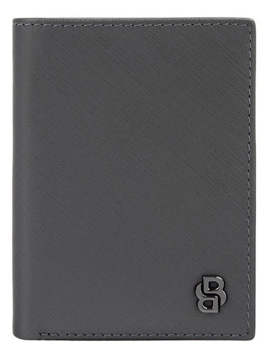 Leather Men's Wallet Cards Gray