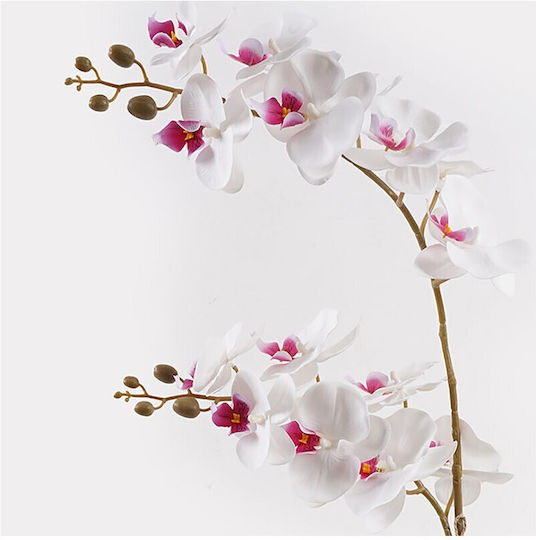 Διακοσμητικό Φυτό Γλάστρα Οrchid White Inart 36x17x65εκ