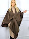 Damen Braun Cape Oversized