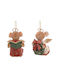 Christmas Tree Ornament Mouse Angel Hanging Mouse Angels Vetur 14078