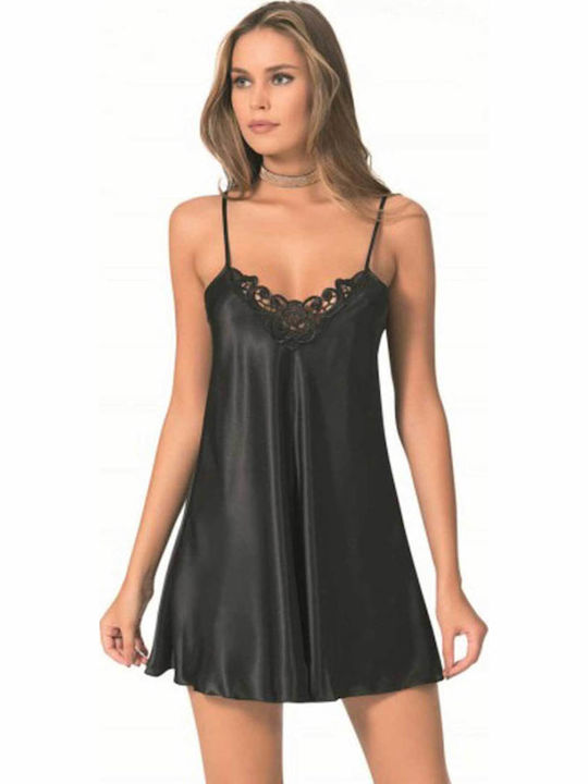 Primoda Зимна Дамска Нощница Black