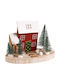 TnS Weihnachts- Dekorative Darstellung Rot 16.5x12x8.3cm