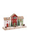 TnS Weihnachts- Dekorative Darstellung Rot 24.5x16x7cm