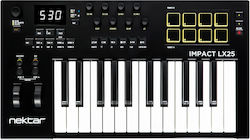 Nektar Impact Lx25 Midi Controller Black