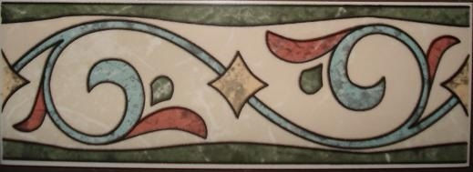 Placă Interior Mat 20x7cm VERDE