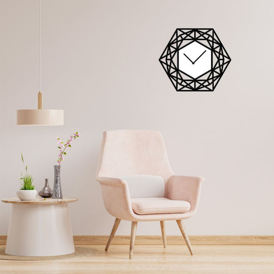 Orafol Abstract 2 Wall Clock Plastic Red