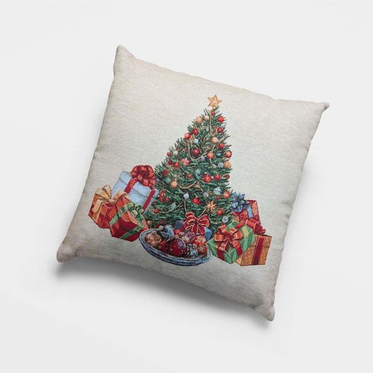 Weihnachtsdekoratives Kissen 45x45 Cotone Xmas Baum