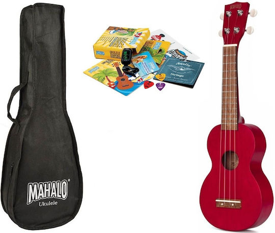 Set Ukulele Pro Mk1trd Pro Mahalo Cu Acordor Corzi Panse Ghid Stickere E-book