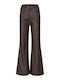 Damen Stoff Hose Braun