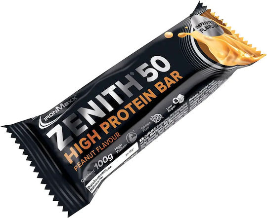 IronMaxx Zenith Μπάρα με 50% Πρωτεΐνη & Γεύση Peanut 100gr
