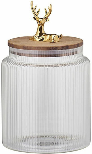Zaros Christmas Container Wooden Gold