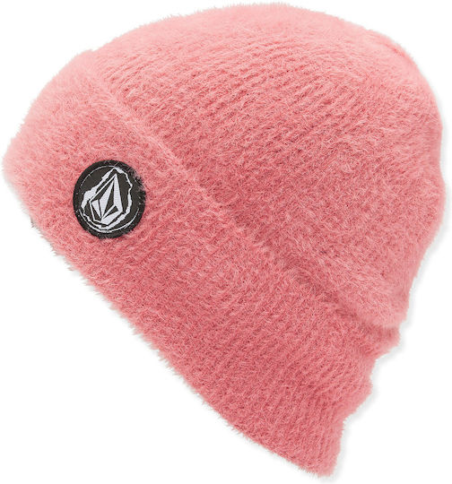 Teddy Beanie Γυναικείος Σκούφος Πλεκτός σε Ροζ χρώμα