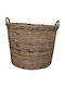 Ecoshadow Coș decorativ Din paie cu mânere Brown 47x47x40buc