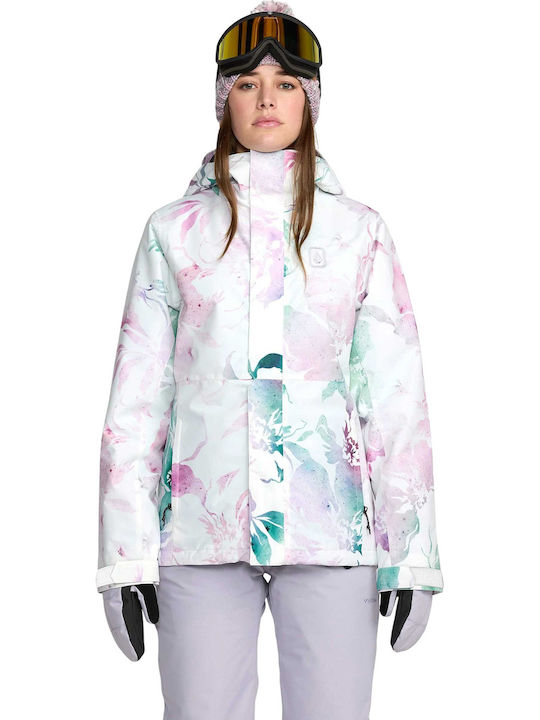 Volcom Bolt Insulated H0452609-WHT Γυναικείο Μπουφάν για Σκι & Snowboard Λευκό