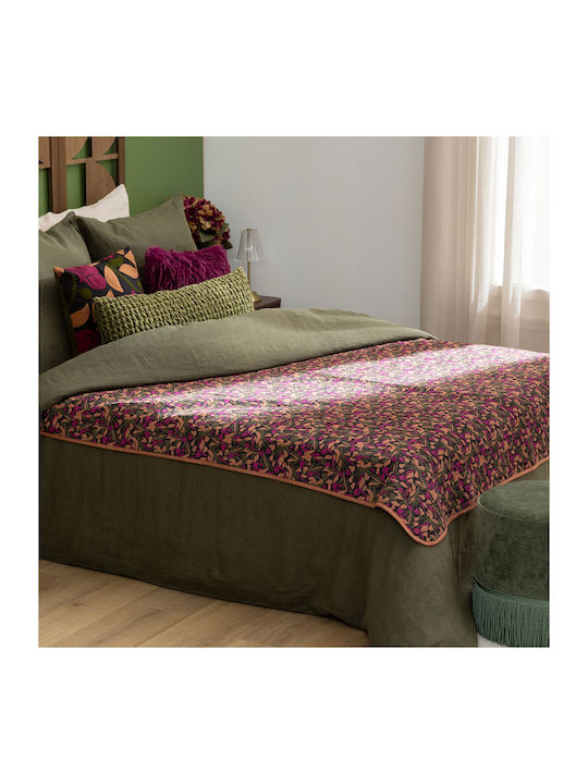 A-s Bellissima Coverlet Queen Size from Polyester Green 220x240cm