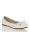 Damen Ballerinas in Weiß Farbe