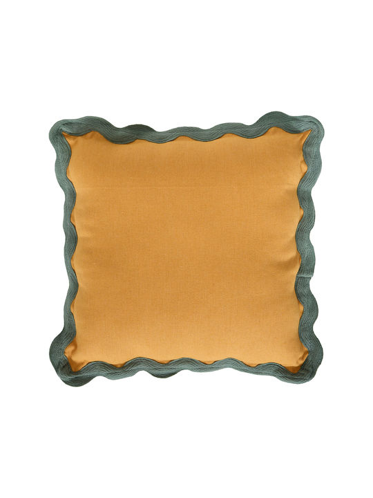 Μαξιλάρι Καναπέ A-s Cheri Ochre 212491a 38x38εκ.