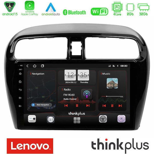 Lenovo Ηχοσύστημα Αυτοκινήτου για Mitsubishi Space Star 2013-2016 (Bluetooth/USB/WiFi/GPS/Apple-Carplay/Android-Auto) με Οθόνη Αφής 9"