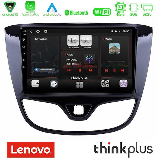 Lenovo Ηχοσύστημα Αυτοκινήτου για Opel Karl 2017-2019 (Bluetooth/USB/WiFi/GPS/Apple-Carplay/Android-Auto) με Οθόνη Αφής 9"