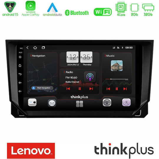 Lenovo Car Audio System for Seat Arona / Ibiza 2017 (Bluetooth/USB/WiFi/GPS/Apple-Carplay/Android-Auto) with Touch Screen 9"