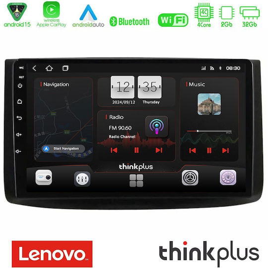 Lenovo Car Audio System for Chevrolet Aveo 2006-2010 (Bluetooth/USB/WiFi/GPS/Apple-Carplay/Android-Auto) with Touch Screen 9"