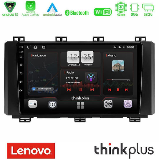 Lenovo Ηχοσύστημα Αυτοκινήτου για Seat Ateca 2017-2021 (Bluetooth/USB/WiFi/GPS/Apple-Carplay/Android-Auto) με Οθόνη Αφής 9"