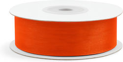 Organza Band Monochrom Orange 23meters mit Brei...