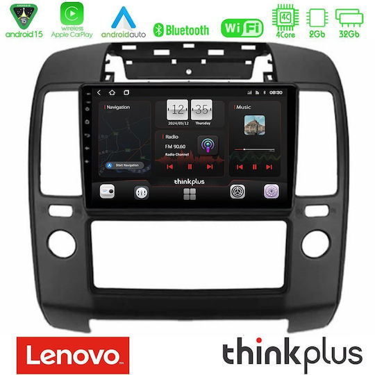 Lenovo Ηχοσύστημα Αυτοκινήτου για Nissan Navara / Pathfinder 2004-2016 με A/C (Bluetooth/USB/AUX/WiFi/GPS/Apple-Carplay/Android-Auto) με Οθόνη Αφής 9"