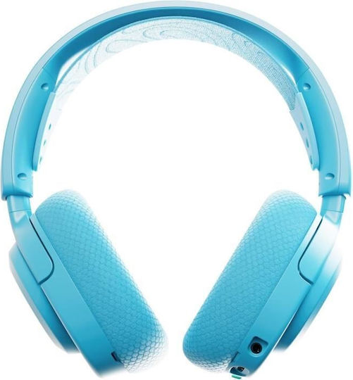 SteelSeries Arctis Nova 3X Надушници Геймърски слушалки с връзка Bluetooth / USB Aqua за PC / PS4 / PS5 / XBOX