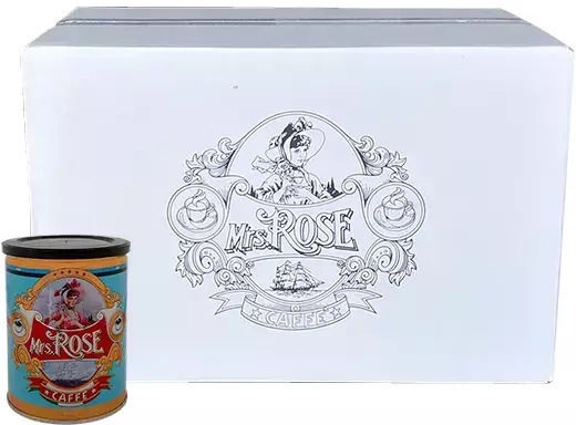 Mrs Rose Espresso Coffee Decaffeine Caramel Ground 24x250gr