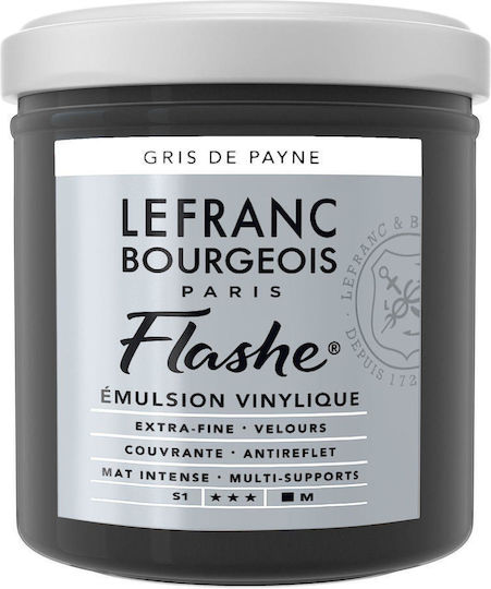 Lefranc & Bourgeois 125ml Flashe Acrylic 261 Series 1 Paynes Grey