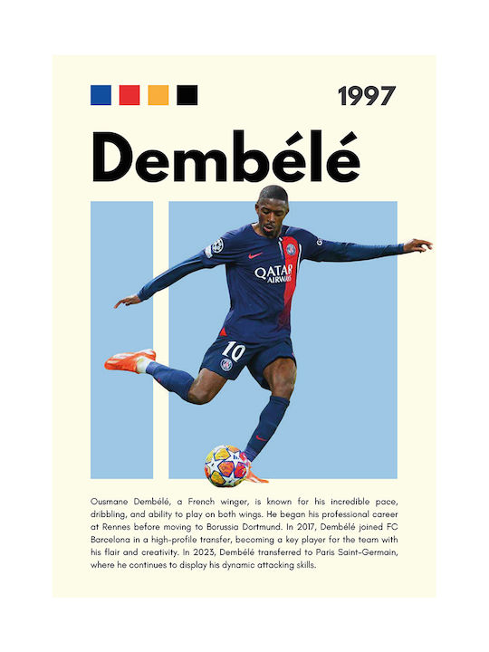 Poster Dembele Sc088 21cm X 30cm