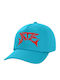 Koupakoupa Kids' Hat Jockey Fabric Stray Light Blue