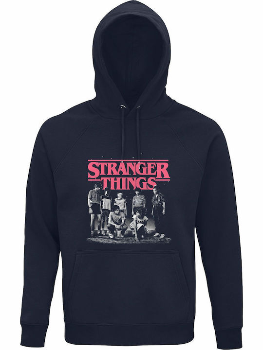 Unisex Organic Hoodie Stranger Things Squad Gra...