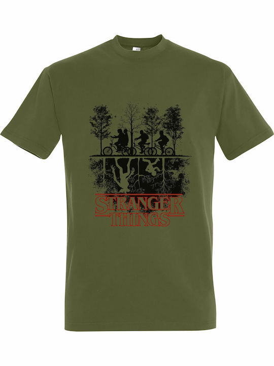 T-shirt Унисекс Stranger Things Вдъхновен Графи...