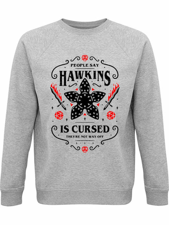 Sweatshirt Unisex Organic " Stranger Things Haw...