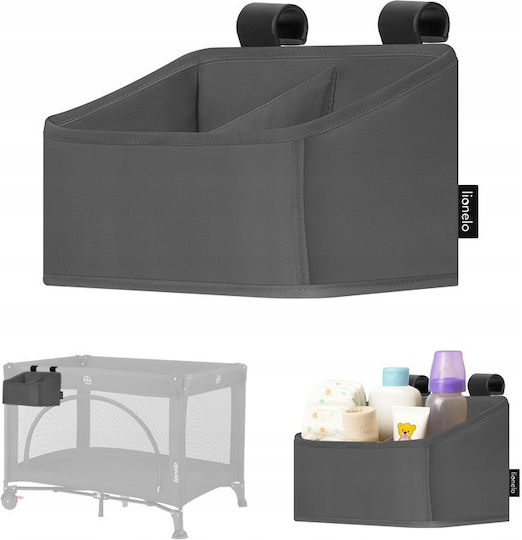 Lionelo Kinderzimmer-Aufbewahrungskörbe Kinderbett-Set Grau
