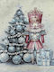 Christmas Pillow Case Kiss Silver 1380b 47x47cm Vassiliadis Bros