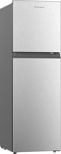 Morris Double Door Refrigerator 190lt Total NoFrost H149xW48.8xD57.3cm Inox T72187ETN