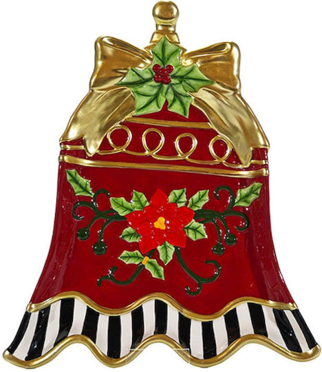 General Trade Weihnachtliche Teller L36xB30cm.
