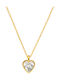 Xrisokosmima Charm mit Design Herz aus Gold 9 K