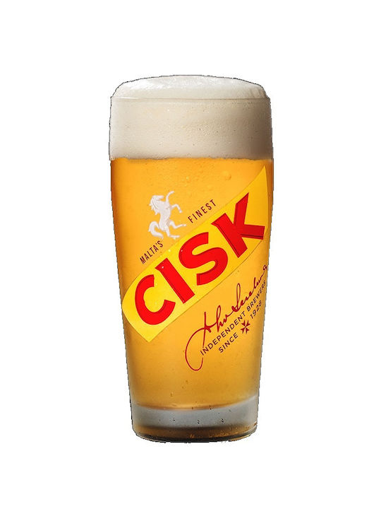 Cisk Ποτήρι Μπύρας από Γυαλί 400ml