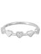 Excite-Fashion Ring with Zircon made of Silver